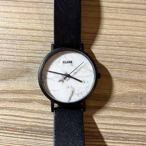 CLUSE marble watch black